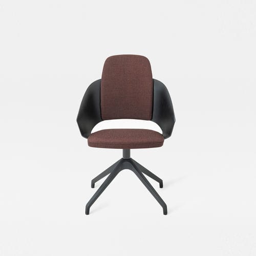Contemporary chair - ICON NYLON HB - Mara - indoor / in fire-retardant fabric / synthetic leather