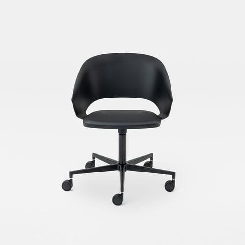 Contemporary office chair - ICON - Mara - indoor / in fire-retardant fabric / synthetic leather