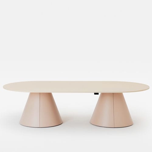 Contemporary boardroom table - FOLLOW MEETING CONE LARGE - Mara - wooden / laminate / Fenix NTM®