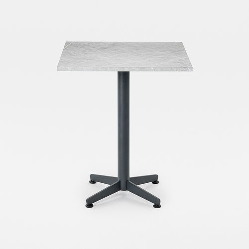 HPL table base - Lino - Mara - painted aluminum / laminate / Fenix NTM®