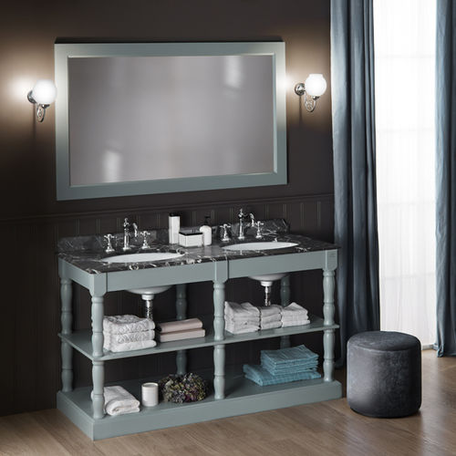 Wooden washbasin stand - 600.08790 - Aqua Prestige - marble / granite / quartz