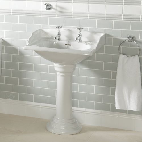Free-standing washbasin - 240.06352 + 240.06412 - Aqua Prestige - porcelain / with mixer tap / oval