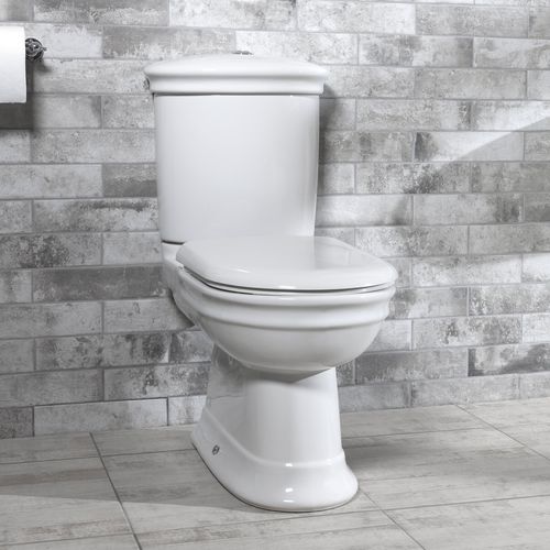Close coupled toilet - 240.12705.WH & 240.12710.WH.CR - Aqua Prestige - porcelain / home / commercial