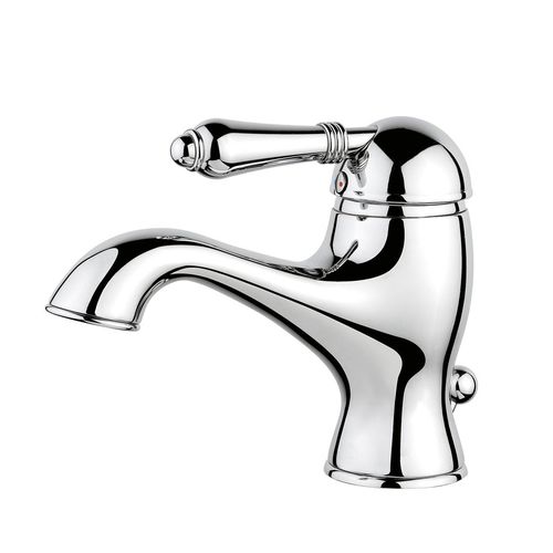 Bathroom sink mixer tap - 950.3402 - Aqua Prestige - handbasin / countertop / brass