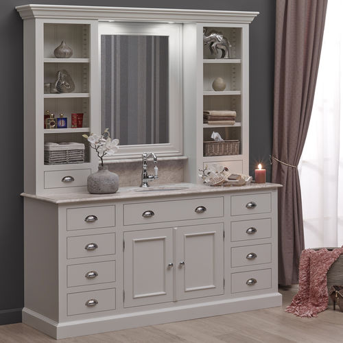 Freestanding washbasin CHELSEA Aqua Prestige wooden / traditional / 2door