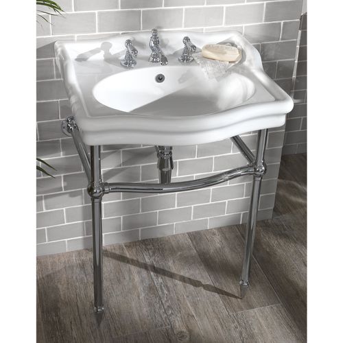 Free-standing washbasin - LOXLEY - Aqua Prestige - porcelain / 1-hole / 3-hole