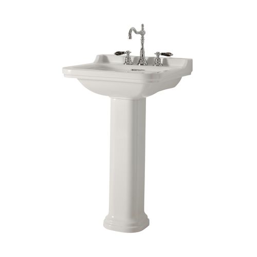 Free-standing washbasin - WALDORF - Aqua Prestige - porcelain / rectangular / 1-hole