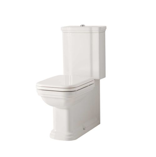 Close coupled toilet - WALDORF - Aqua Prestige - porcelain / home / rectangular