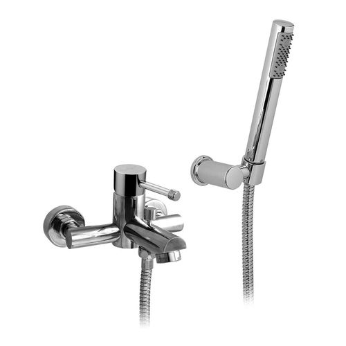 Double-handle bathtub mixer tap - ARENA 950.3701.XX.XX - Aqua Prestige - wall-mounted / brass / bathroom