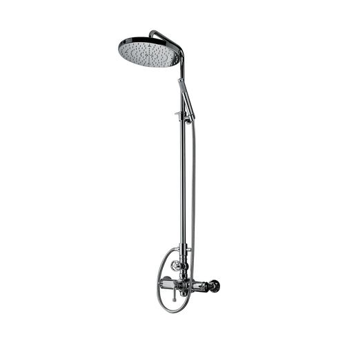 Wall-mounted shower set - ARENA 950.4917E-20.XX.XX - Aqua Prestige - contemporary / thermostatic