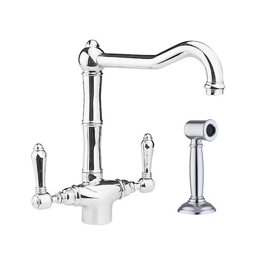 Sink single tap - 950.1406WS.XX.XX - Aqua Prestige - countertop / brass / kitchen