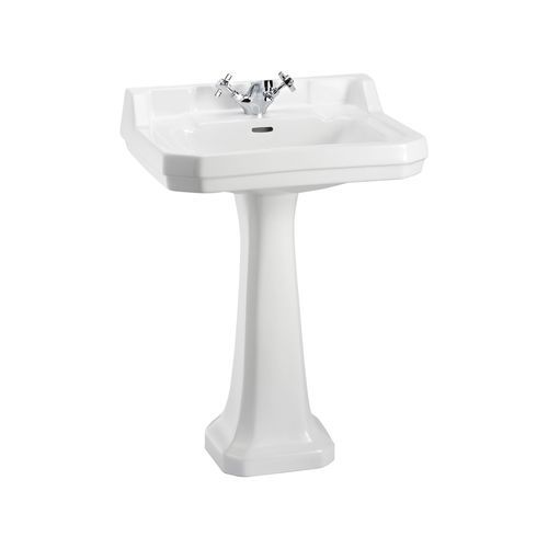 Free-standing wash basin - EDWARDIAN - Aqua Prestige - porcelain / single / rectangular
