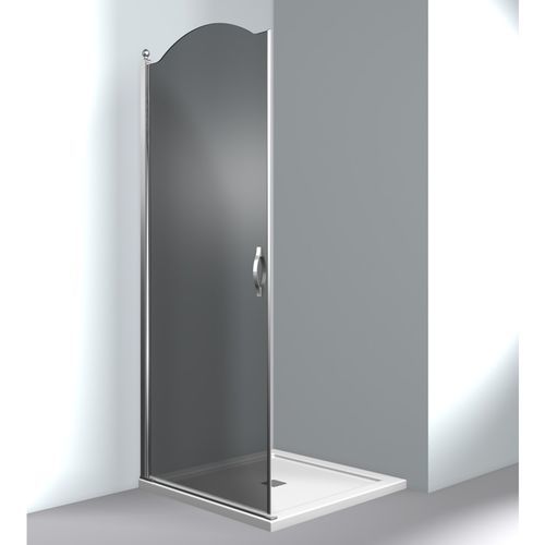 Pivoting shower screen - 575.GLA - Aqua Prestige - rectangular / corner / tempered glass