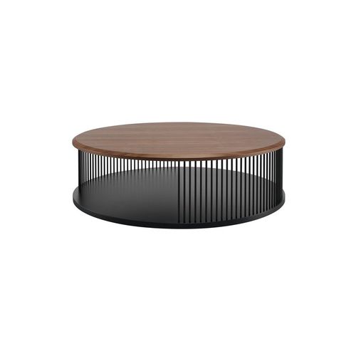 Contemporary coffee table - MEMÓRIA  - Wewood - Portuguese Joinery - oak / walnut / iron