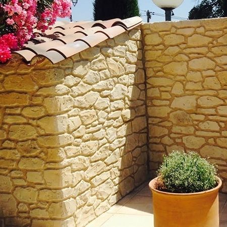 Stone wall cladding - ALPES-MARITIMES - DECOPIERRE - marble / interior / for facade