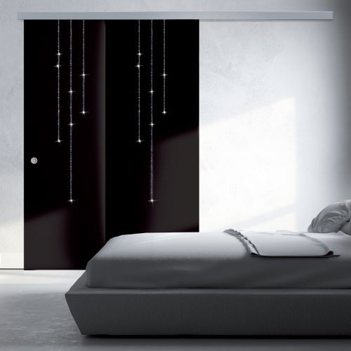Glass door sliding system - MULTIPLO : SV-T-PRO X110 - SAHECO