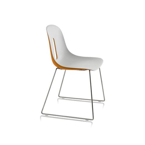 Contemporary chair - GOTHAM SL - CHAIRS & MORE - indoor / polyurethane / chrome steel base