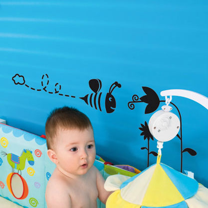 Child's wall sticker - LITLLE BEE 	 - Paristic - vinyl