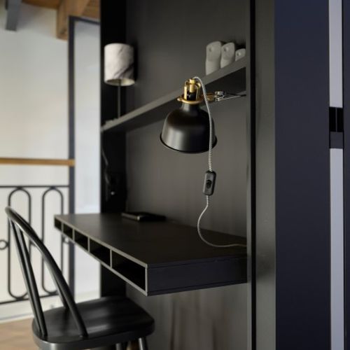 Cover decorative panel - FIBRALUX MR BLACK - Unilin Panels - furniture / wall / for interior
