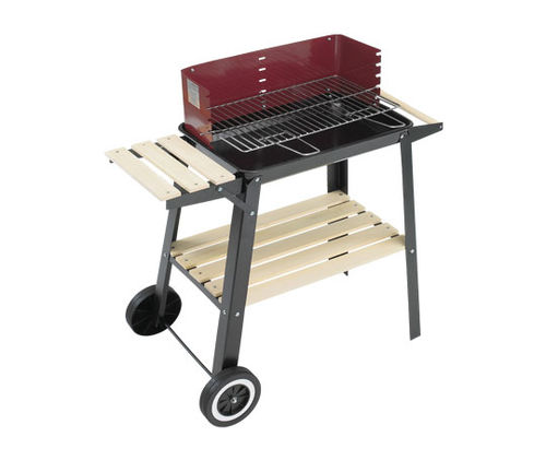 Charcoal barbecue - 0566 - Landmann - on casters / metal