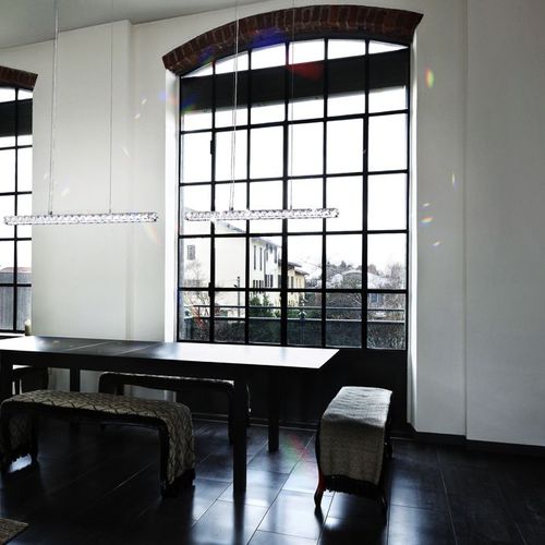 Pendant lamp - DIONIA - Schonbek - Swarovski® crystal / contemporary / corded