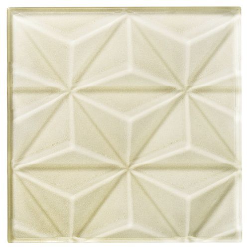 Glass tile - 60942 - LA ROCHERE - embossed / textured / curved
