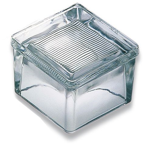 Round glass brick - 60080 - LA ROCHERE - square / textured / smooth