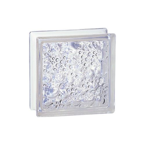 Square glass brick - 60032 - LA ROCHERE - textured / for facade / for wall
