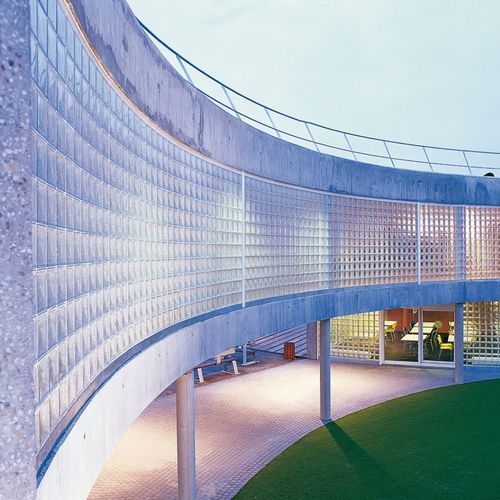 round glass brick - LA ROCHERE