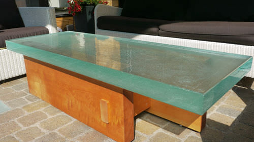 contemporary table - ThinkGlass