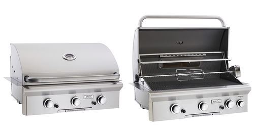 Gas barbecue - AOG 30 - AOG - American Outdoor Grill - built-in / stainless steel