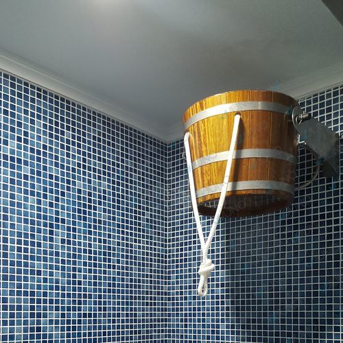 Wooden lateral shower head - Juno SPA Design & Manufacture - round / beige / commercial