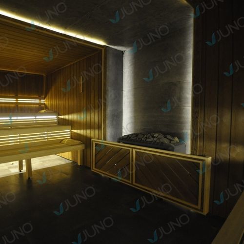 Charcoal sauna heater - Juno SPA Design & Manufacture - wood / electric / free-standing