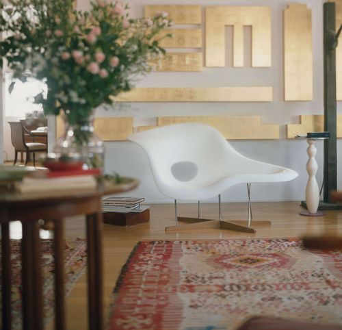 Organic design armchair - LA CHAISE - vitra - polyester / resin / polyester