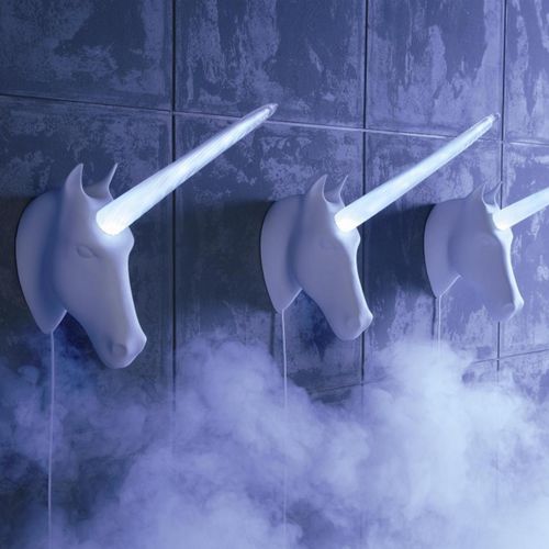 Original design wall light - UNICORN - 22 22 EDITION DESIGN - indoor / glass / Limoges porcelain