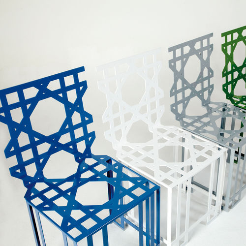 Original design chair - C 1715 - 22 22 EDITION DESIGN - outdoor / indoor / metal