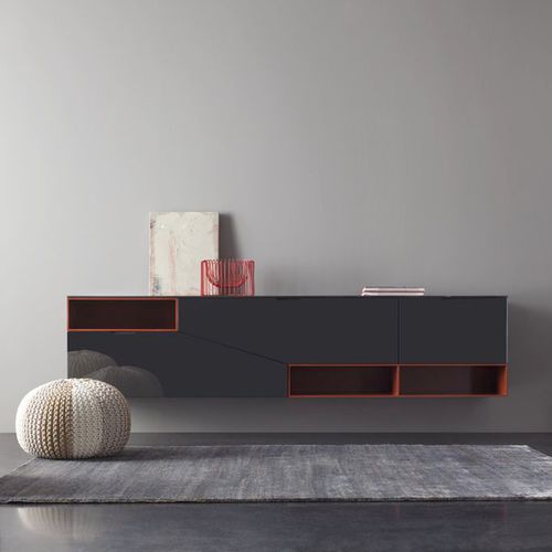 Wallmounted sideboard CUTX 671 Sudbrock contemporary / wooden