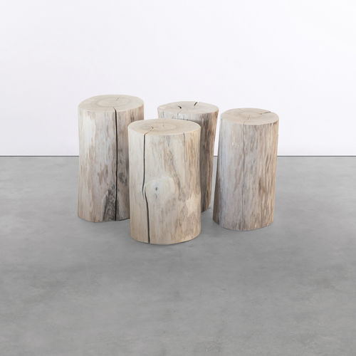 Original design stool - on_17 - Silvio Rohrmoser - solid wood / ash / ash base