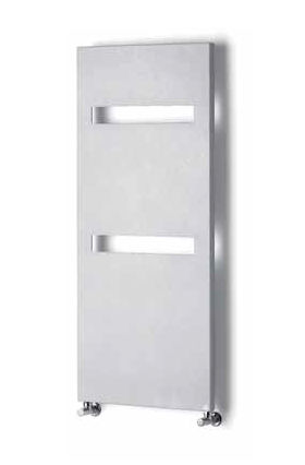 Hot water towel radiator - AKKA - BRANDONI - contemporary / metal / wall-mounted