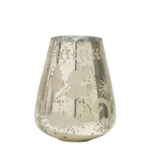 Traditional vase - EDEN - BLANC D'IVOIRE - glass / handmade / commercial