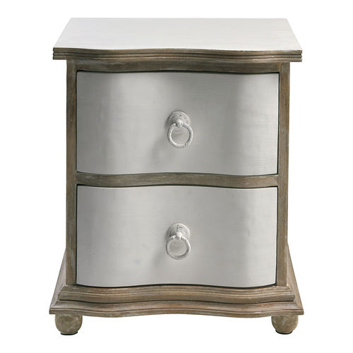 Traditional bedside table MARCELLE BLANC D'IVOIRE MDF / plywood