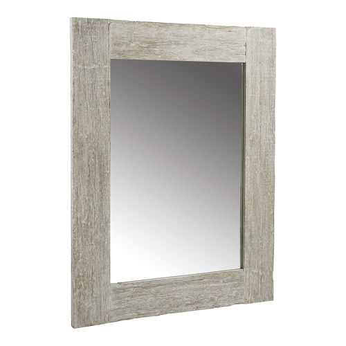 Wall-mounted mirror - MARA - BLANC D'IVOIRE - table / traditional / rectangular