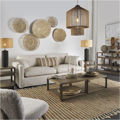 Traditional coffee table - MATEO - BLANC D'IVOIRE - oak / solid wood / wood veneer