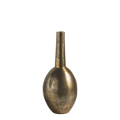 Traditional vase - DELANO - BLANC D'IVOIRE - aluminum / handmade / table