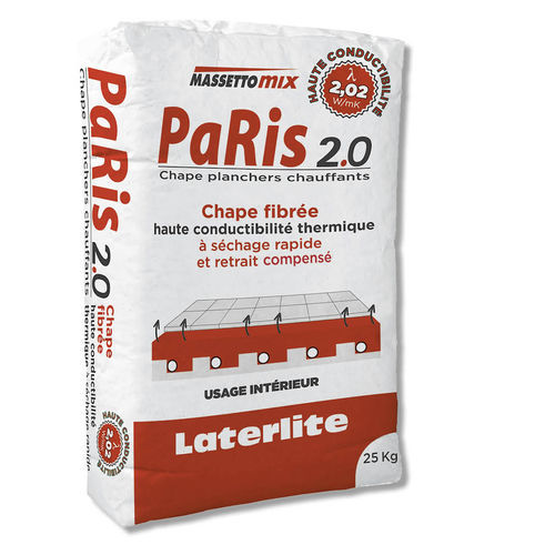 Flooring screed mortar - PARIS 2.0 - Laterlite s.p.a. - leveling / fixing / for tile