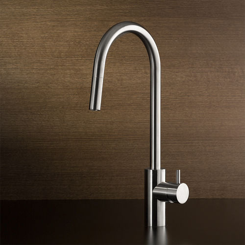 Countertop mixer tap - AVA 9030 - MINA Rubinetterie - stainless steel / kitchen / 1-hole
