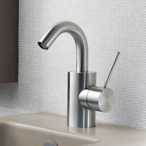 Bidet mixer tap - CORSIVO 11509 - MINA Rubinetterie - countertop / stainless steel / bathroom