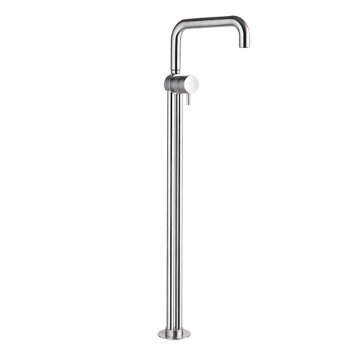 Washbasin mixer tap - STIRIANA 6380T - MINA Rubinetterie - floor-mounted / stainless steel / bathroom