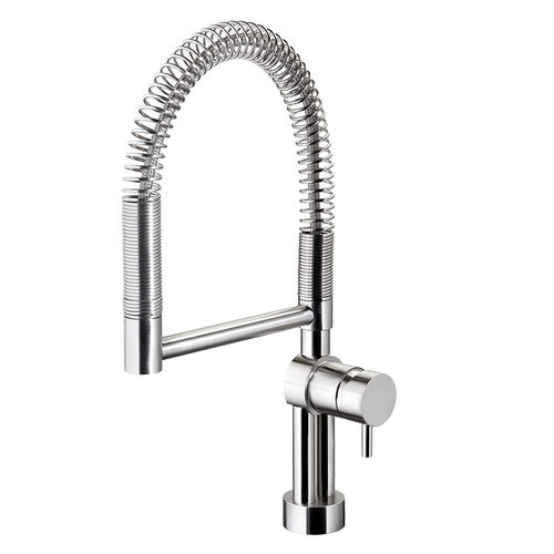 Countertop mixer tap - TWIST 9700 - MINA Rubinetterie - stainless steel / kitchen / 1-hole