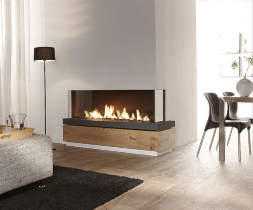 Gas fireplace - BIDORE 140 - Element4 B.V. - corner / contemporary ...